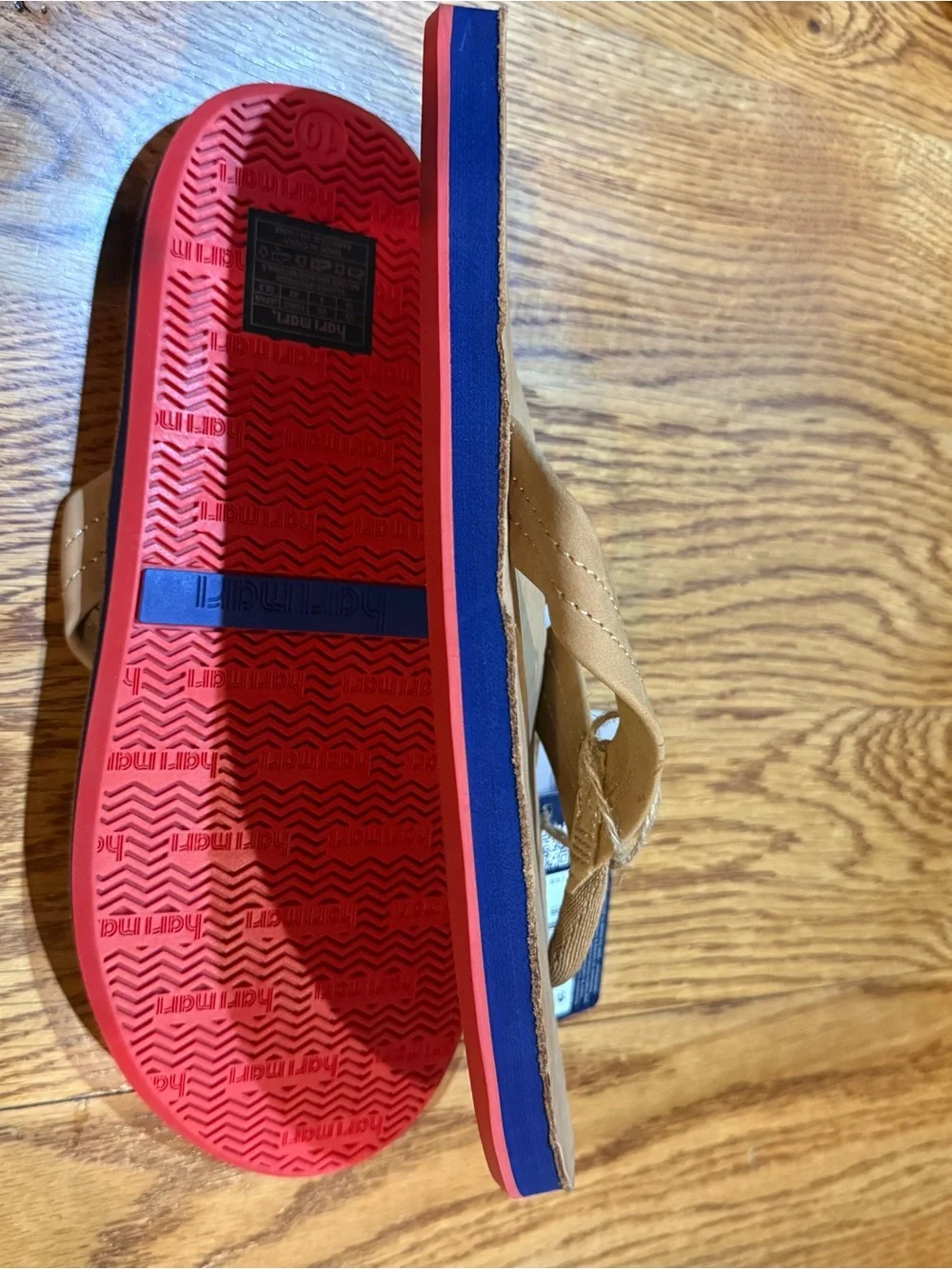 Harri Marri Sandals with Texas Flag Accent